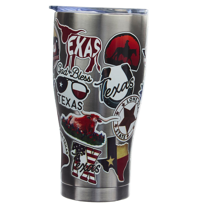 Carson Gifts Fort Worth 30oz Stainless Steel Tumbler