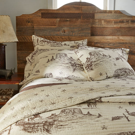 Rod's True Western Tumbleweed Trail Western Toile Standard Sham