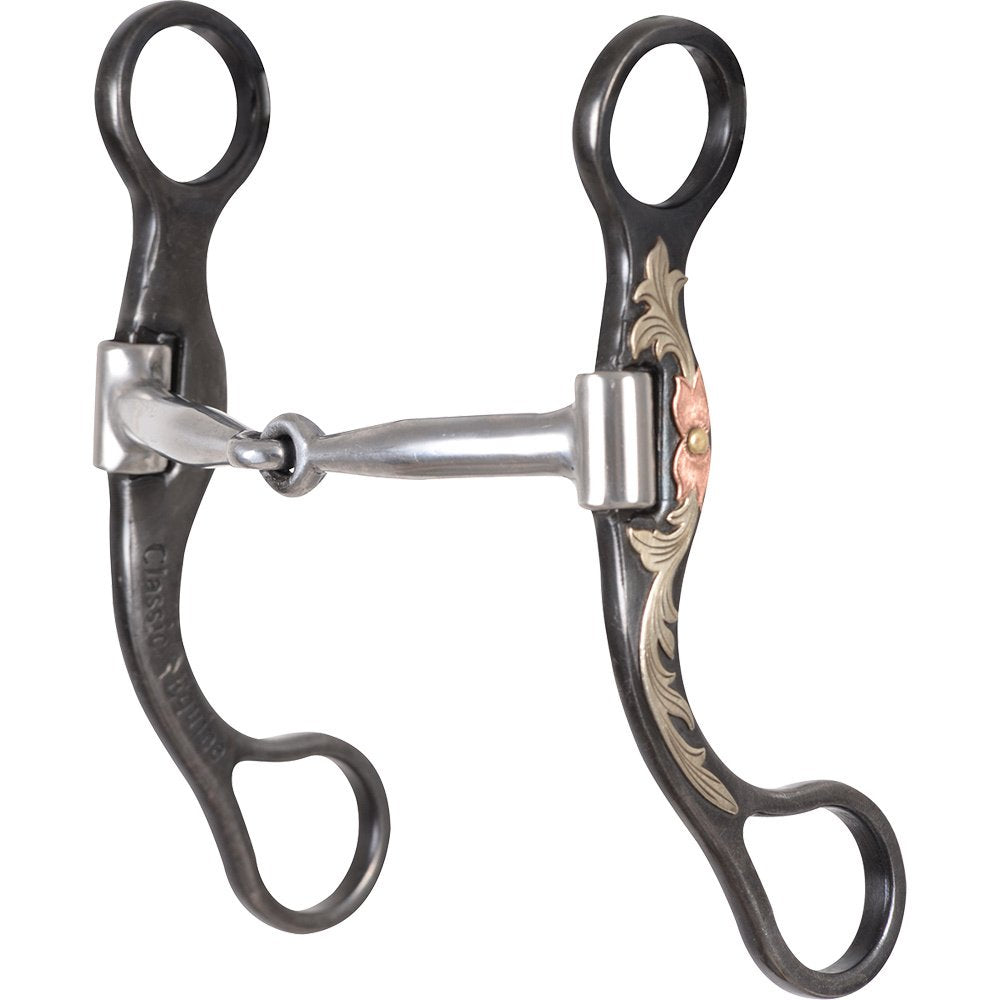 Mors De Bride Western Snaffle En Acier Inox - Joues 6 Pouces - NEUF