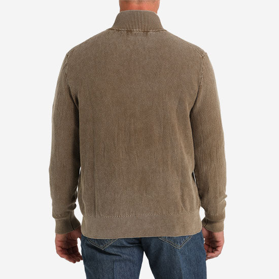 Cinch Men's Brown Waffle Pullover