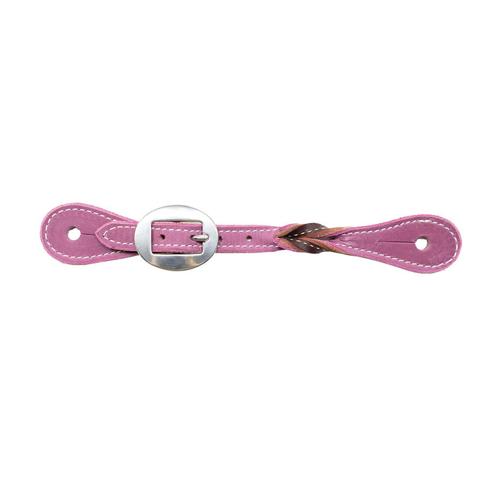 Professionals Choice Ladies Twisted Orchid Burgundy Spur Straps