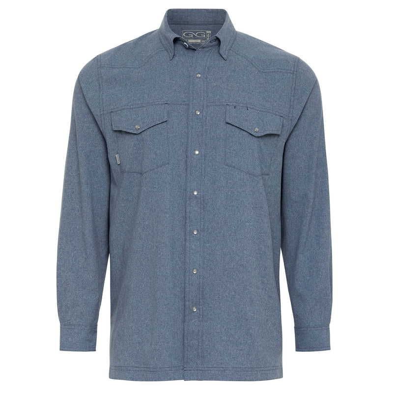 Game Guard Men's Deep Water Pearl Snap Shirt