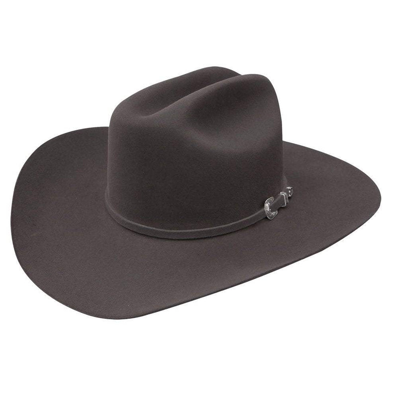 Resistol 20X Tarrant Charcoal 4 /4in. Brim Open Crown Felt Fashion Hat