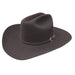 Resistol 20X Tarrant Charcoal 4 /4in. Brim Open Crown Felt Fashion Hat