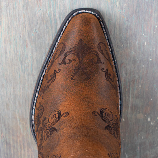 Roper Footwear Cognac Ava Booties