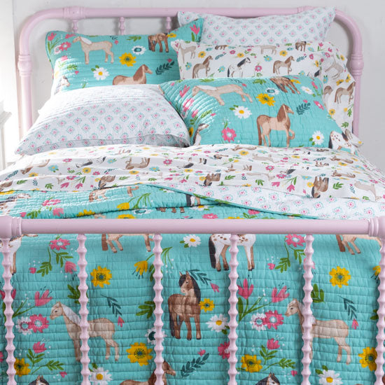 Rod's True Western Horse Girls Daisy Pony Quilt