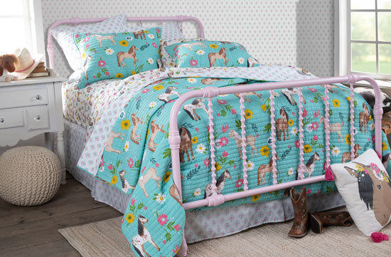 Rod's True Western Horse Girls Daisy Pony Quilt