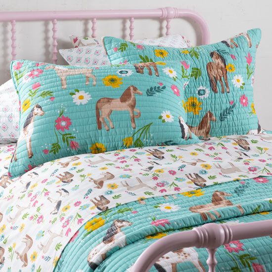 Rod's True Western Horse Girls Daisy Pony Quilt