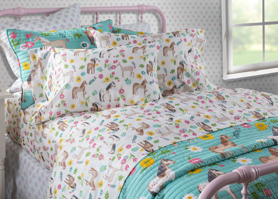 Rod's True Western Horse Girls Daisy Pony Quilt