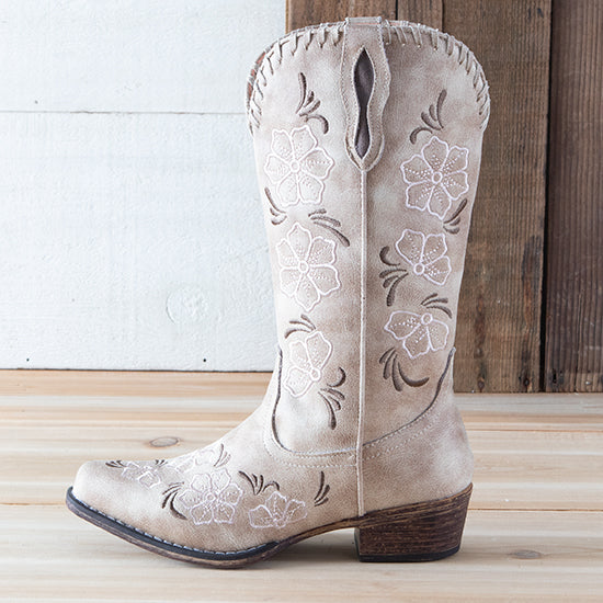 Roper Footwear Women's Riley Scroll Embroidered Boots