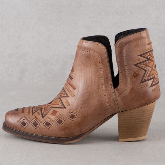 Roper Footwear Rowdy Aztec Burnished Leather Boots