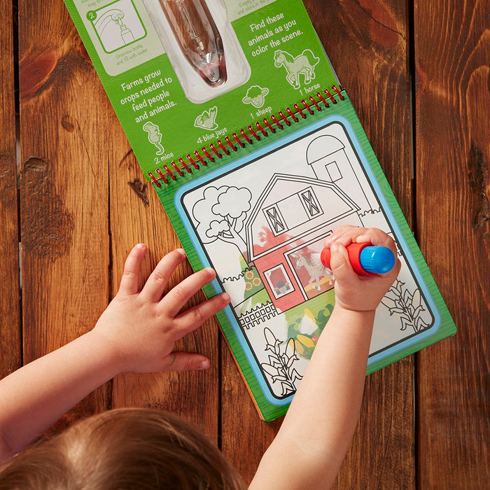 Melissa And Doug Water Wow! Farm On The Go Travel Activity