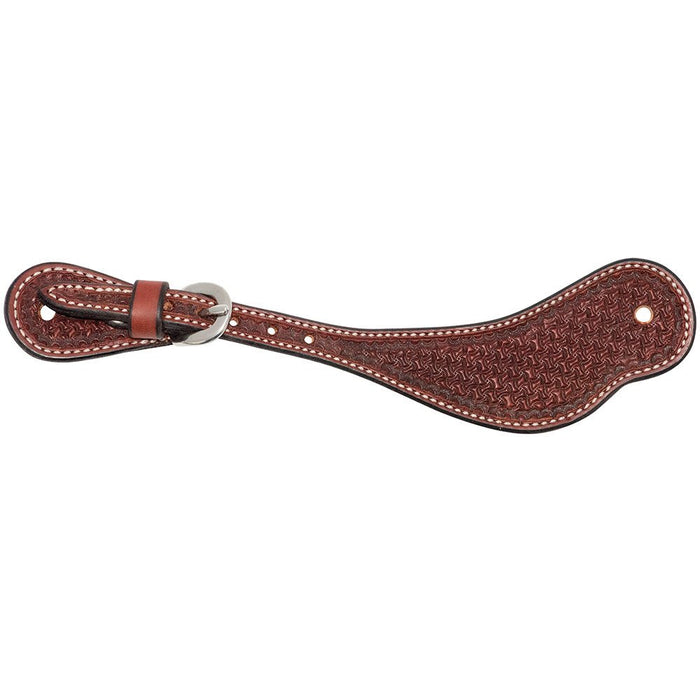 Youth/Ladies Rosewood Spider Stamp Cowboy Spur Straps