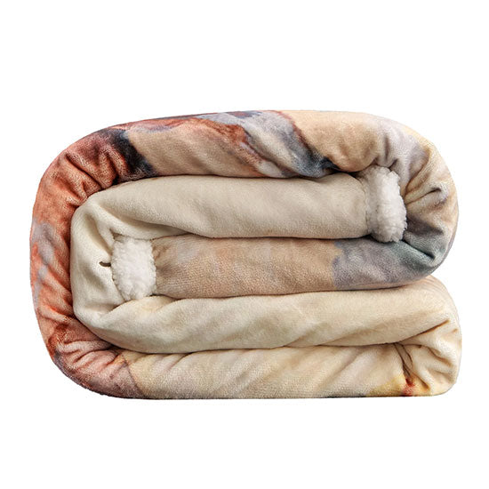 Hiend Accents Paseo Road by Buster Campfire 54x68 Sherpa Throw
