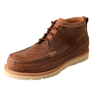Mens Oiled Saddle Steel Toe Casual Shoe