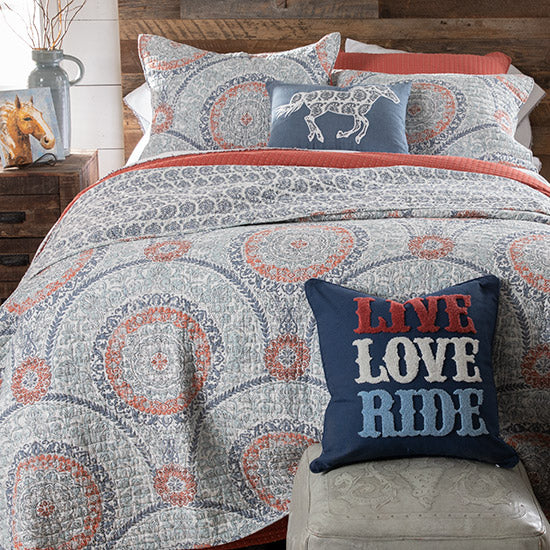 Rod's True Western Circle Home Quilt