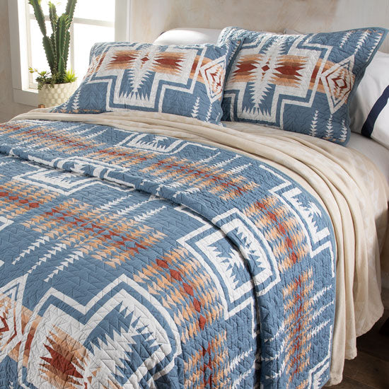 Britannica Home Harding Denim Quilt Set