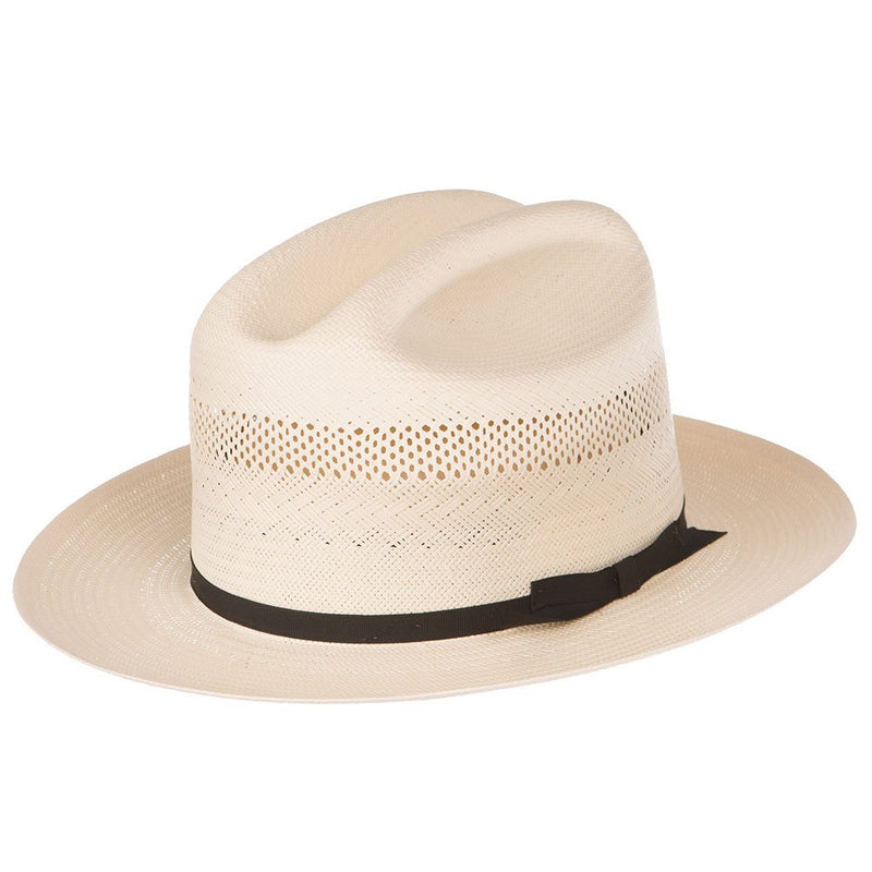 10X Open Road Natural 2 3/4in Brim Straw Hat
