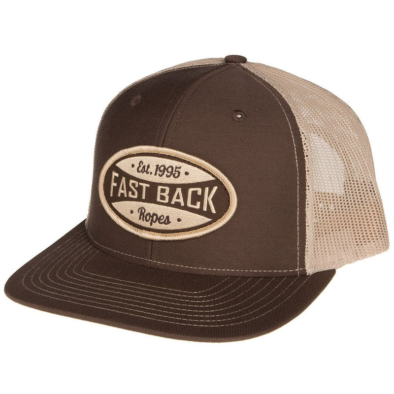 Brown/Tan Fastback Logo Cap