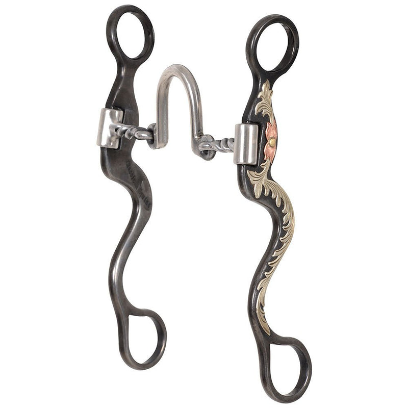8" Cavalry Cheek Ported Twisted Wire Bit