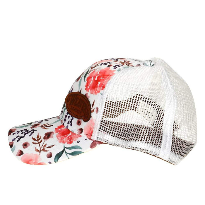 Weaver Leather Floral Water Color Mesh Cap