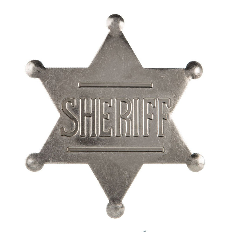 Silver Sheriff Badge