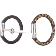 Sherry Cervi Square Diamond D-Ring Snaffle Bit