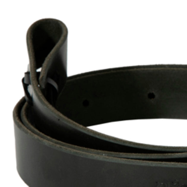 Professionals Choice 1 1/2in X 60in Black Leather Latigo Cinch Tie Strap