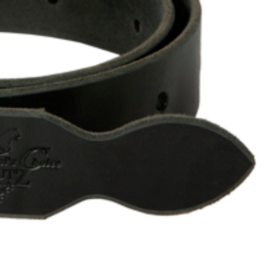 Professionals Choice 1 1/2in X 60in Black Leather Latigo Cinch Tie Strap