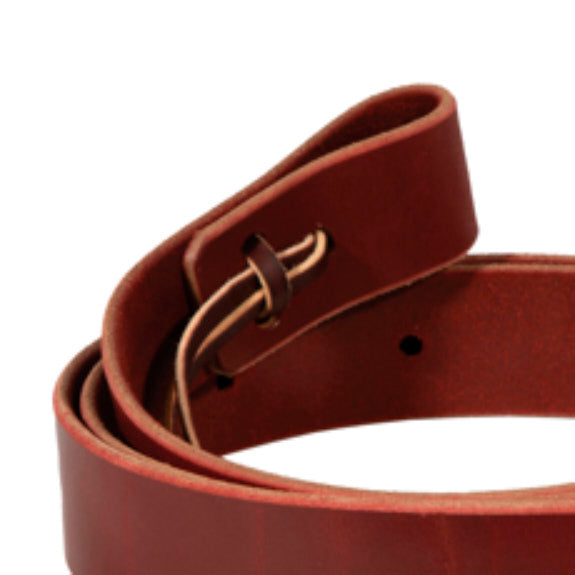 Professionals Choice 1 1/2in X 60in Burgundy Leather Latigo Cinch Tie Strap