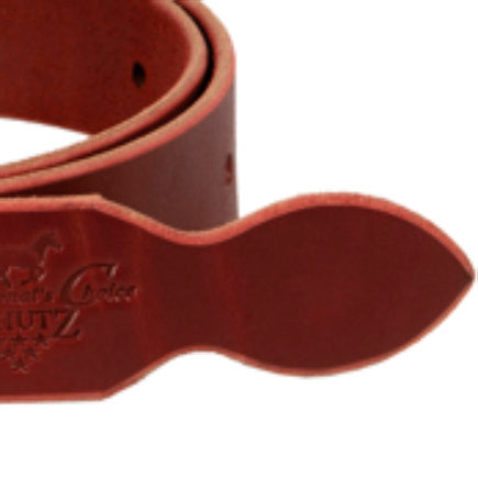 Professionals Choice 1 1/2in X 60in Burgundy Leather Latigo Cinch Tie Strap