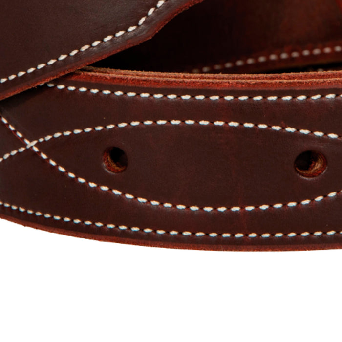 Cinturino Western In Pelle Amish Fatto A Mano – 1 1/2 X 6 Piedi – Pelle Chiara USA