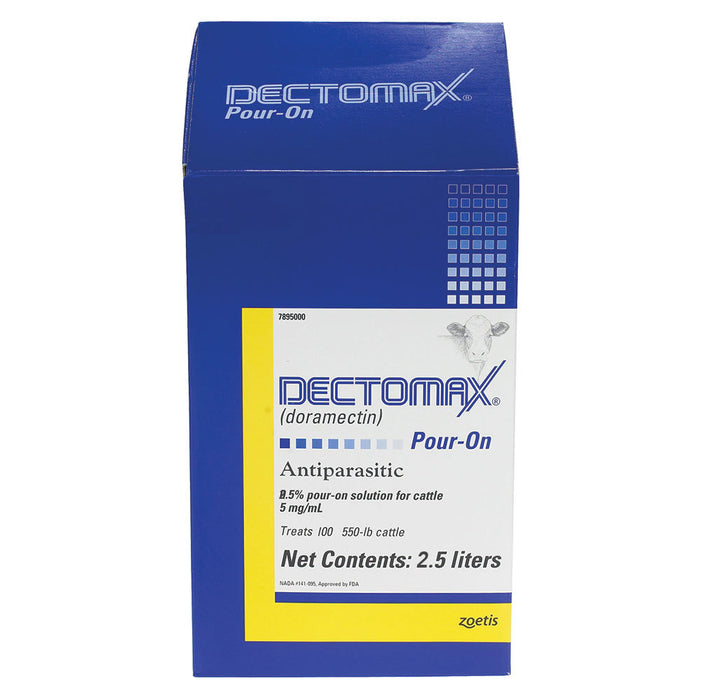 Dectomax Pour-On Solution Dewormer 2.5 Liter