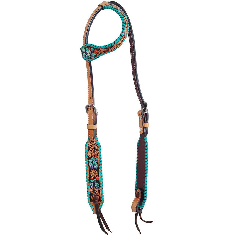 Painted Cactus Single Ear Headstall