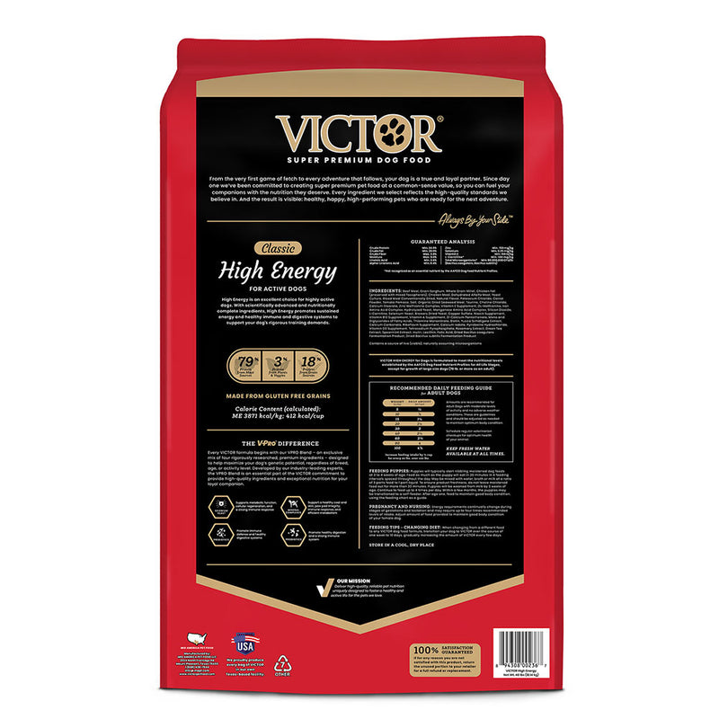 Victor Pet Food High Energy 40 LB