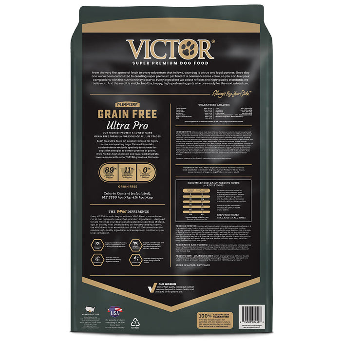 Victor Pet Food Grain Free Ultra Pro 30LB