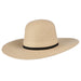 4 1/2" Brim 5" Open Crown Palm Leaf Cowboy Hat