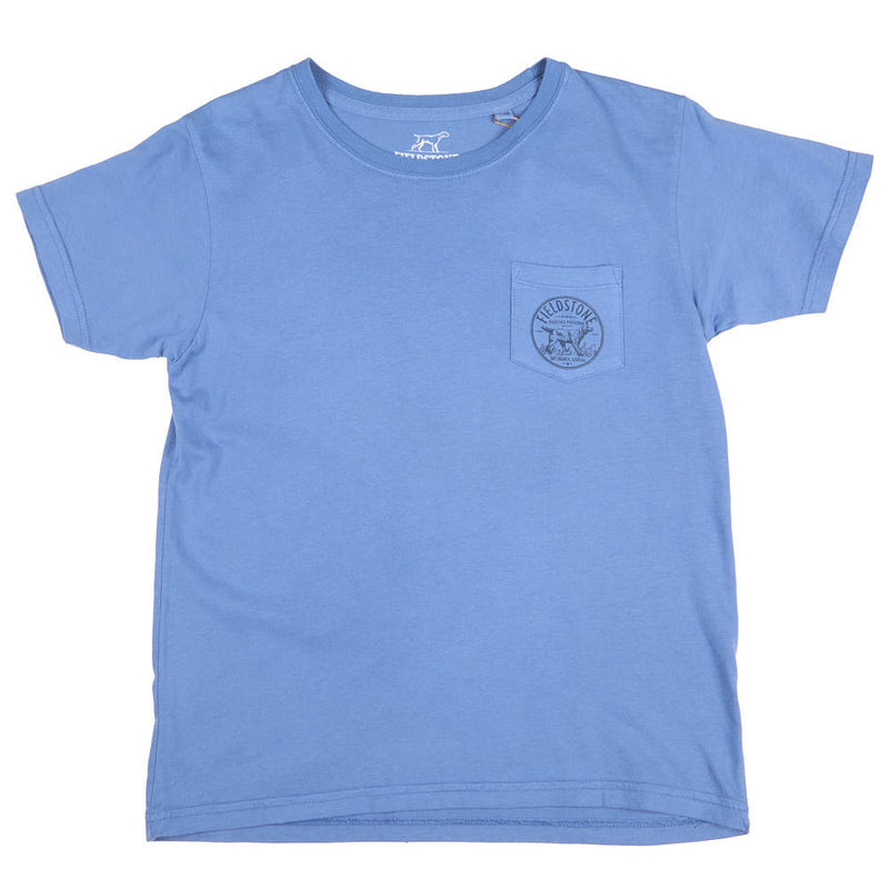 Fieldstone Boy's Blue USA Barn Tee Shirt