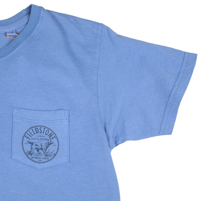 Fieldstone Boy's Blue USA Barn Tee Shirt