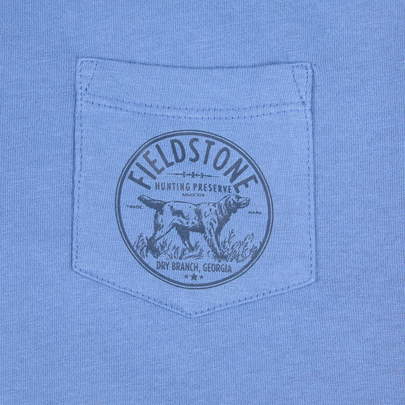 Fieldstone Boy's Blue USA Barn Tee Shirt