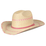 Pink Pinto Palm Leaf Kid's Hat
