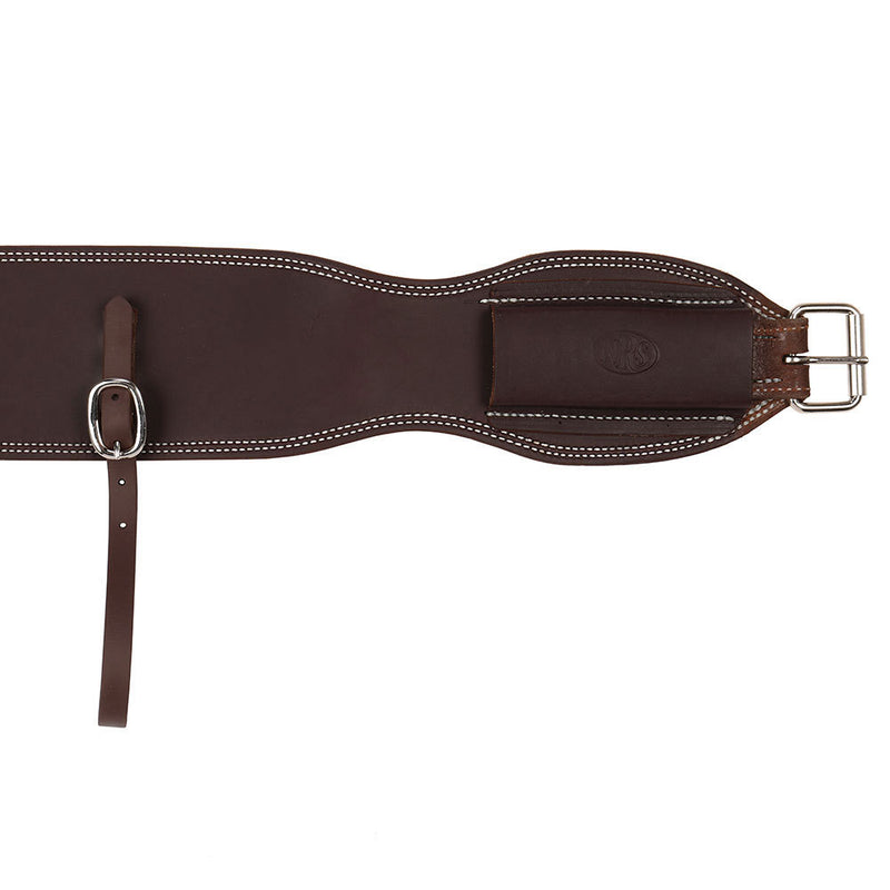 4 3/4" Contoured Single Ply Leather Flank Cinch Oiled