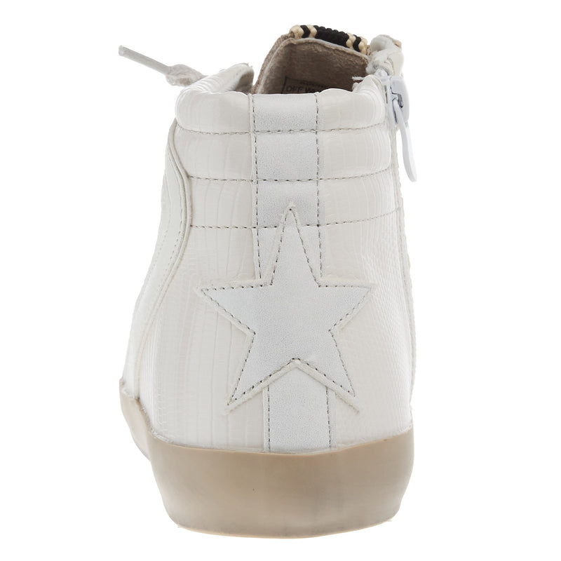Shu Shop Rooney Kids Off White Snake High Top Sneaker