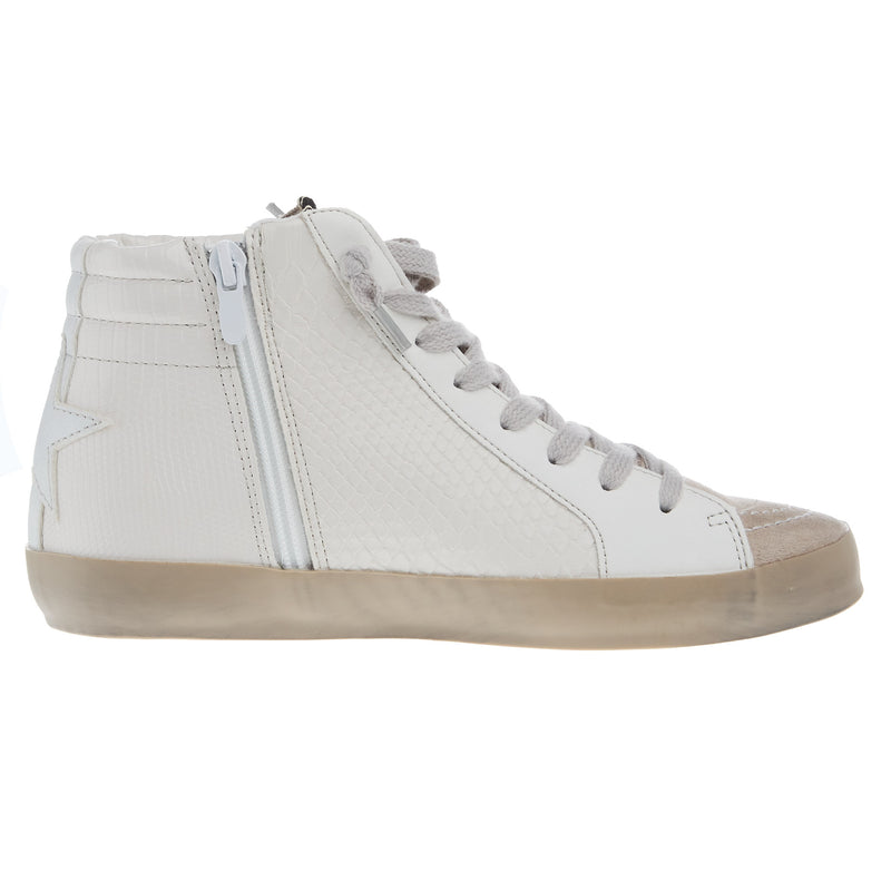 Shu Shop Rooney Kids Off White Snake High Top Sneaker