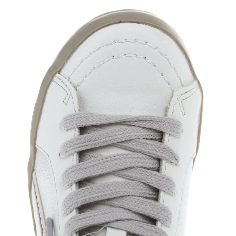 Shu Shop Rooney Toddlers Metallic White High Top Sneaker