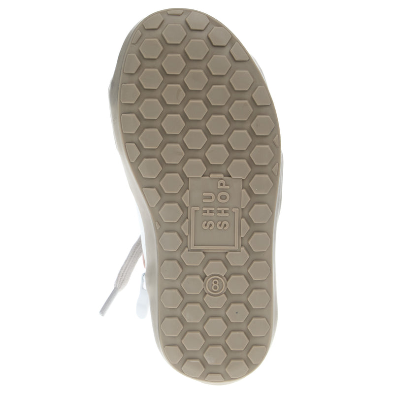Shu Shop Rooney Toddlers Metallic White High Top Sneaker