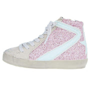 Shu Shop Rooney Toddlers Pink Glitter High Top Shoes