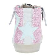 Shu Shop Rooney Toddlers Pink Glitter High Top Shoes