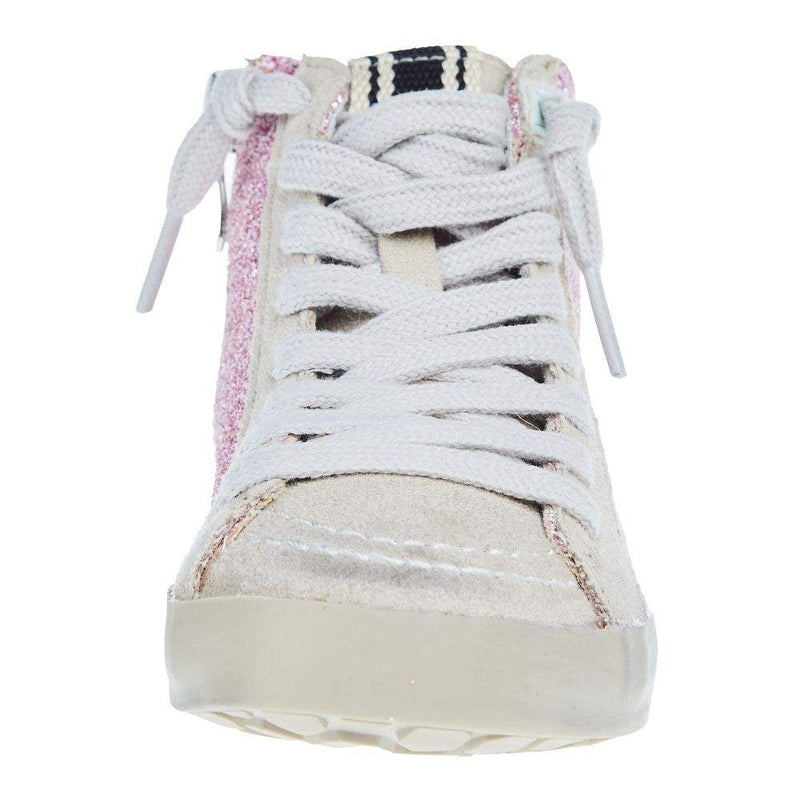 Shu Shop Rooney Toddlers Pink Glitter High Top Shoes