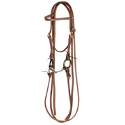 NRS by Smooth Heavy Loose Ring Snaffle Bit Bridle Set